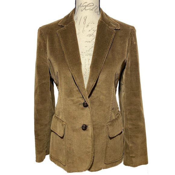 ILWGU Jackets & Blazers - ILWGU Intuition Vintage Brown Corduroy Blazer Jacket Era 1974 -1994 Size Small